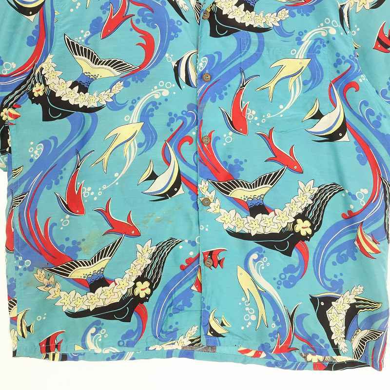80s patagonia Pataloha Tropical fish 半袖シャツ