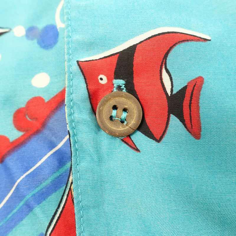 80s patagonia Pataloha Tropical fish 半袖シャツ