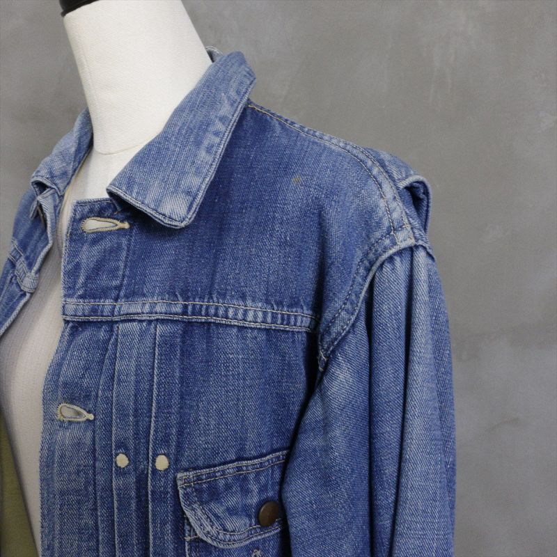 古着 40s VINTAGE Wrangler 111 MJ デニムジャケット 縦ベル