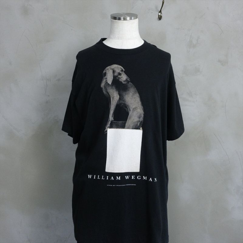 古着 87y WILLIAM WEGMAN ウィリアム・ウェグマン アートTシャツ