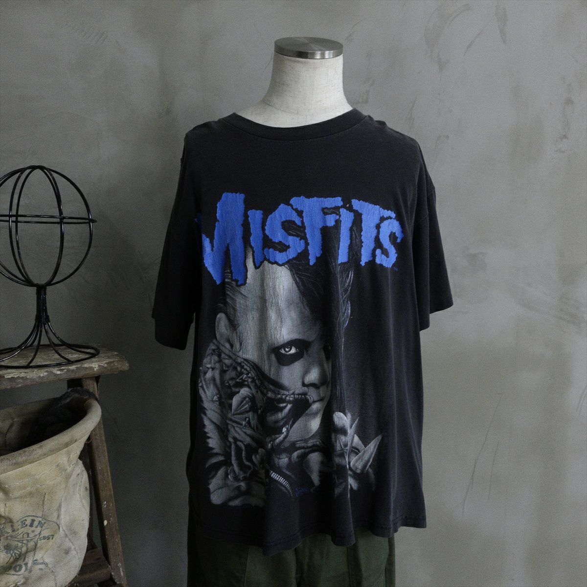 古着 90年代 MISFITS ミスフィッツ バンドTシャツ バンT メンズL相当 