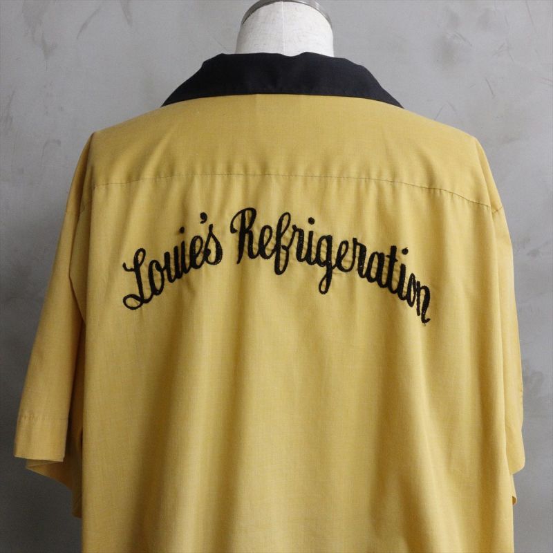 古着 70s VINTAGE ヒルトン Hilton ボーリングシャツ チェーン