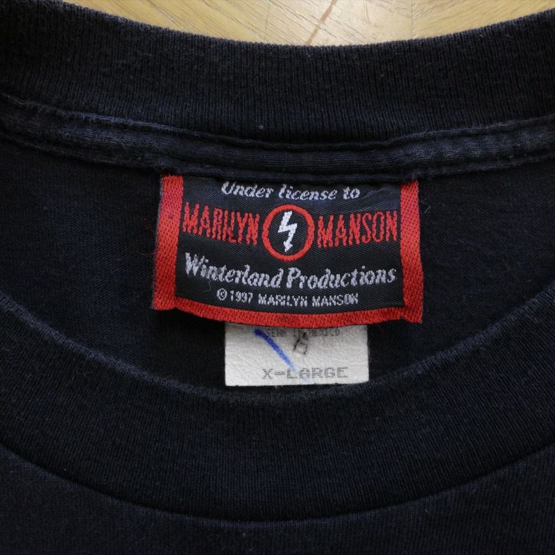 Marilyn Manson Tシャツ ©️1997 古着 美品 ビンテージ MARILYN MANSON マリリンマンソン Tシャツ ビンテージ 1997