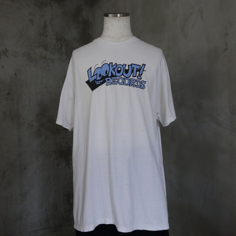 古着 00s LOOK OUT RECORDS Tシャツ 白 | Flamingo Online 古着屋