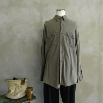 古着 50s VINTAGE ブラックシャンブレーシャツ