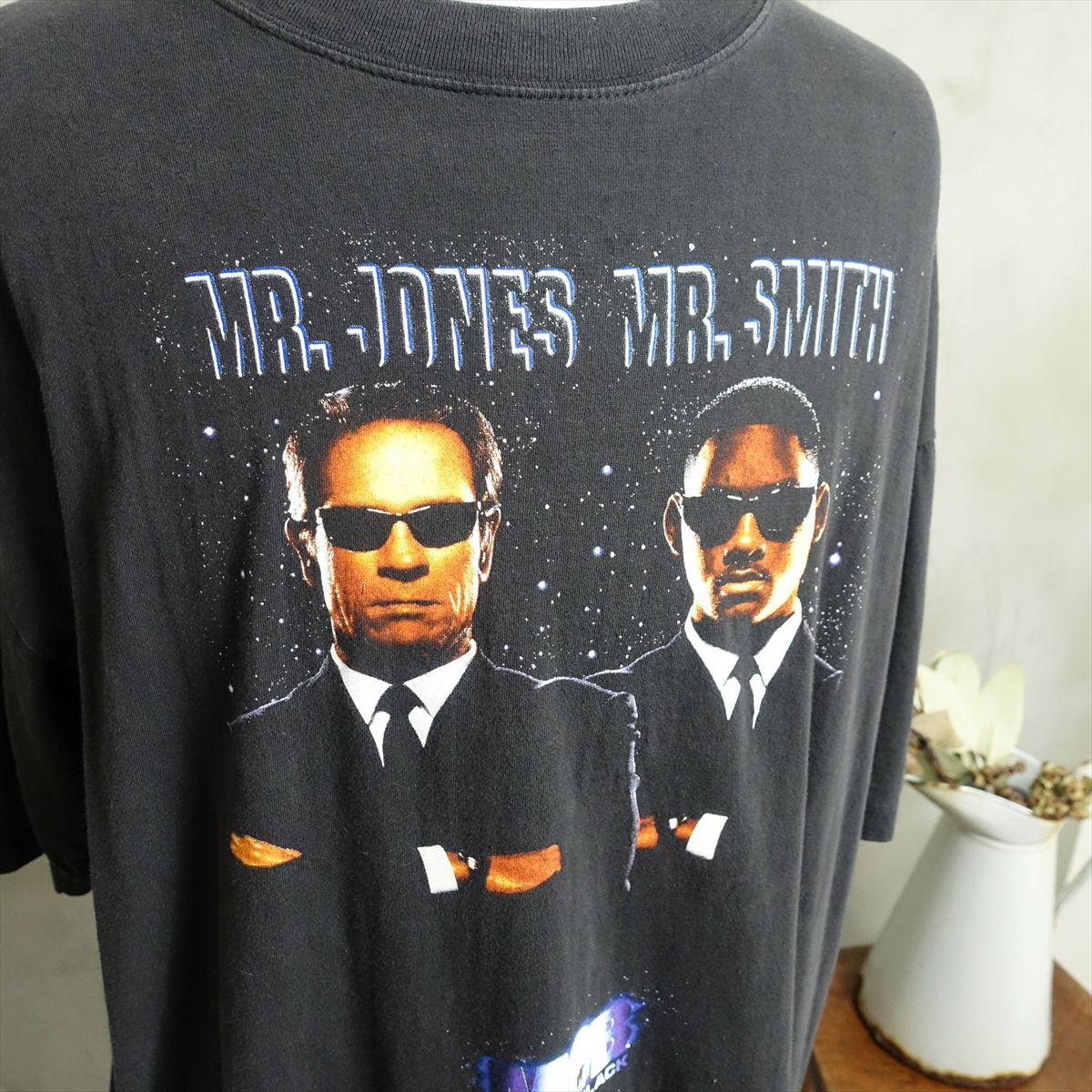 古着 90s メンインブラック Men in Black MIB プリントTシャツ 