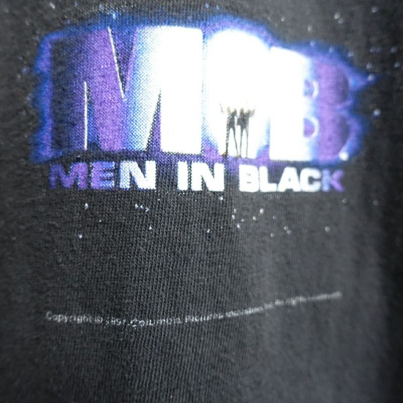 古着 90s メンインブラック Men in Black MIB プリントTシャツ ムービー