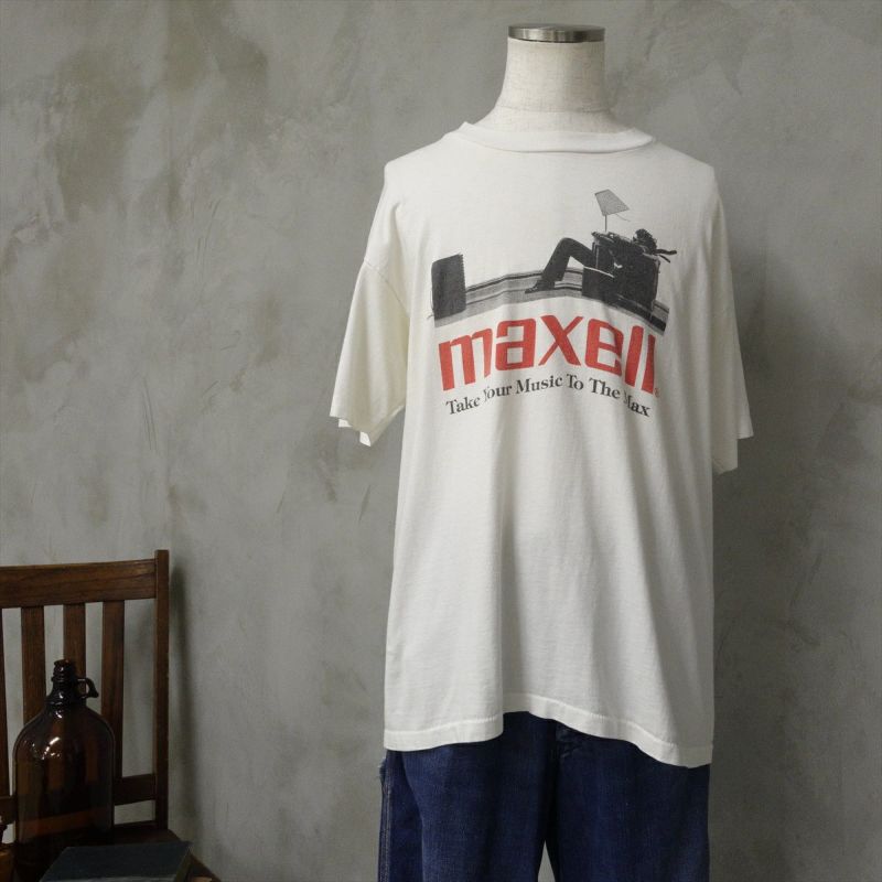 maxell 90's VINTAGE T