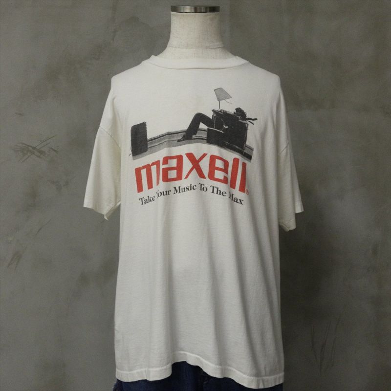 古着 90s MAXELL Tシャツ