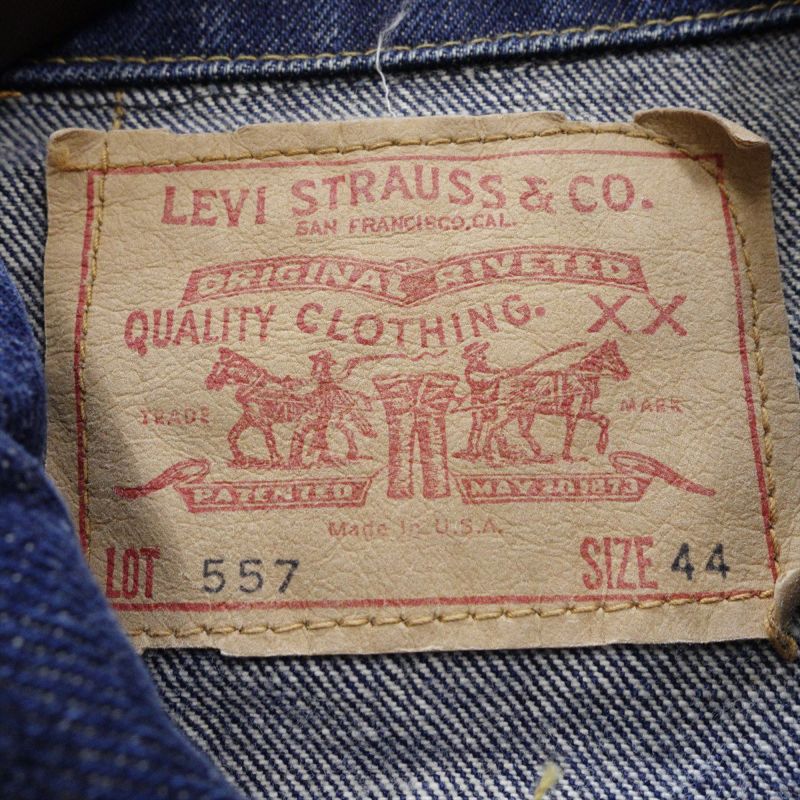 古着 60s Levis 557 cutoff