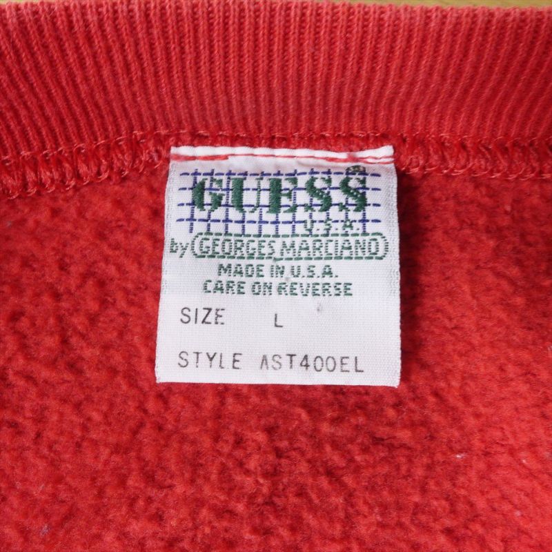 古着 90s ゲス Guess 刺繍スウェット | Flamingo Online 古着屋