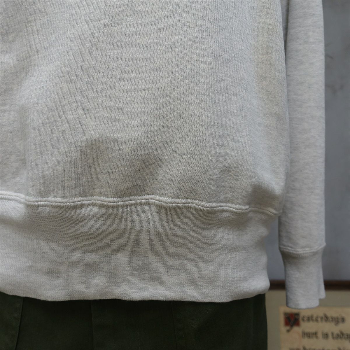 古着 50s PENNEYS VINTAGE スウェット 前V はめ込み セットイン 