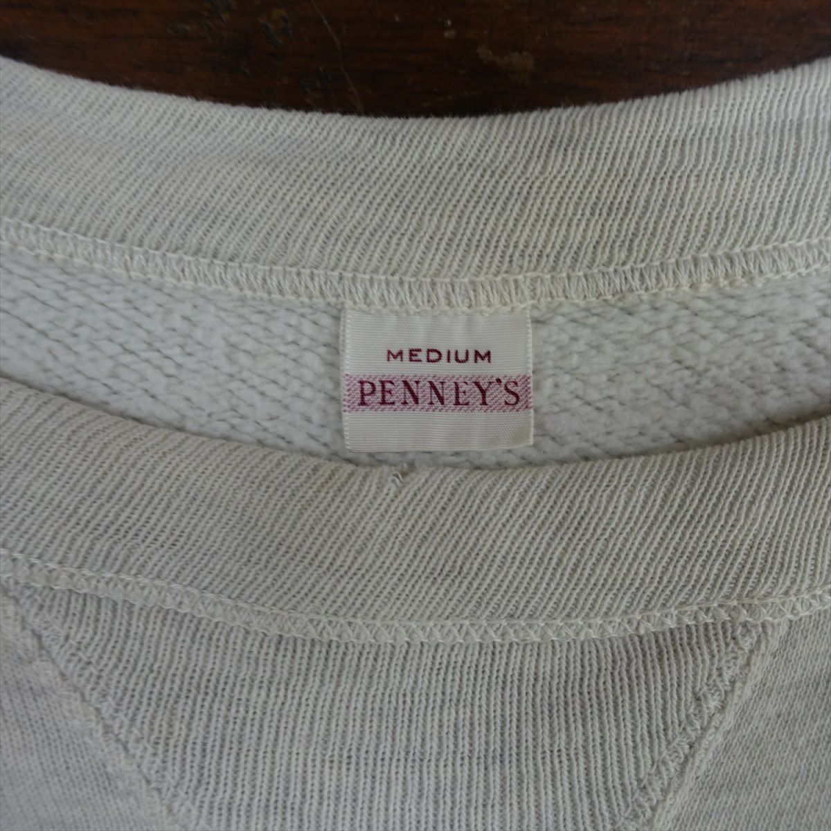 古着 50s PENNEYS VINTAGE スウェット 前V はめ込み セットイン 