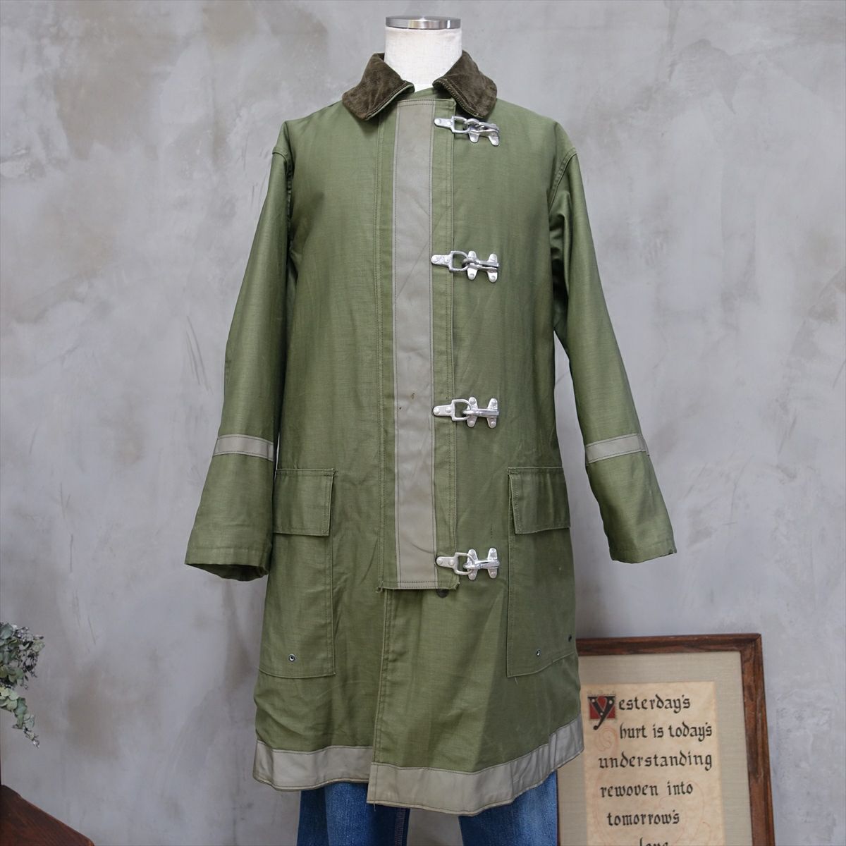 古着 60s US Military Fireman Coat ミリタリー ファイヤーマン 