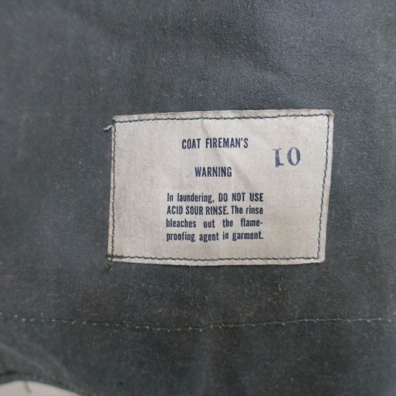 古着 60s US Military Fireman Coat ミリタリー ファイヤーマン