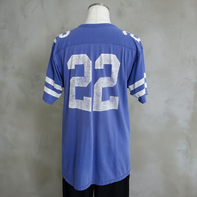 80年代　古着　フットボールTシャツ　ナンバーリング　Tシャツ　アメカジ 80s USA製 ナンバリングフットボールTシャツ ハワイロゴ 88 白