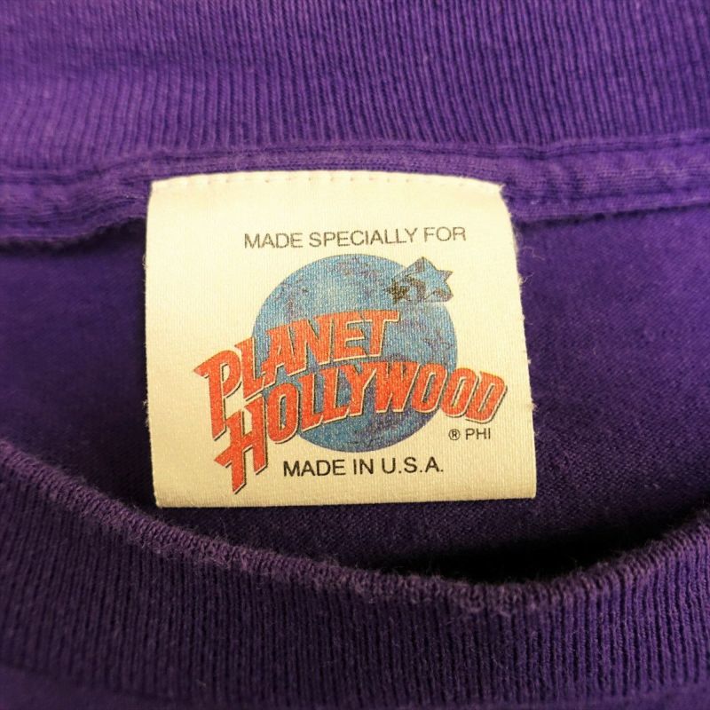 古着 90s PLANET HOLLYWOOD プラネットハリウッド Tシャツ | Flamingo