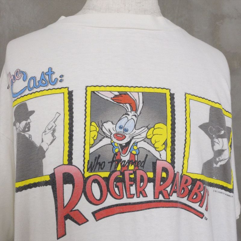 古着 80s ROGER RABBIT ロジャーラビット Tシャツ