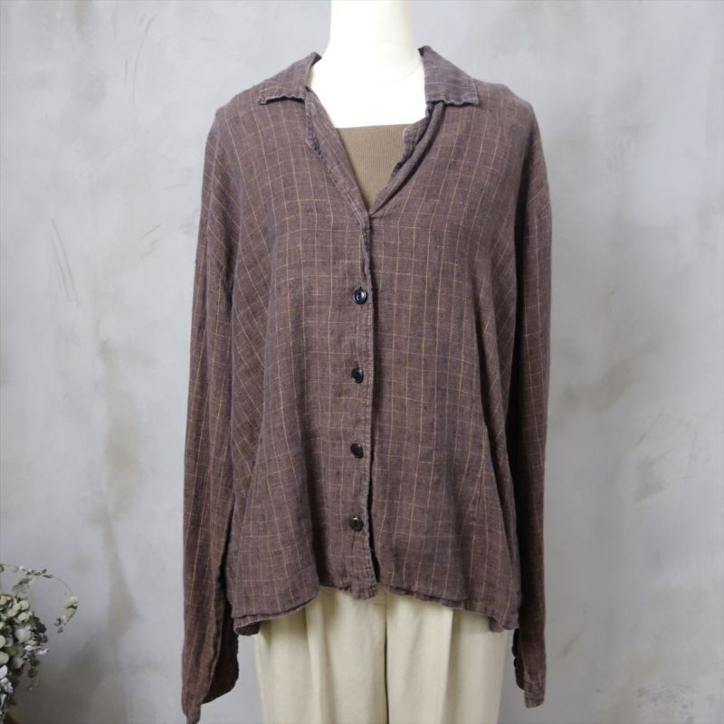 FLAX リネンシャツ 古着 FLAX リネントップス | Flamingo Online 古着屋フラミンゴ