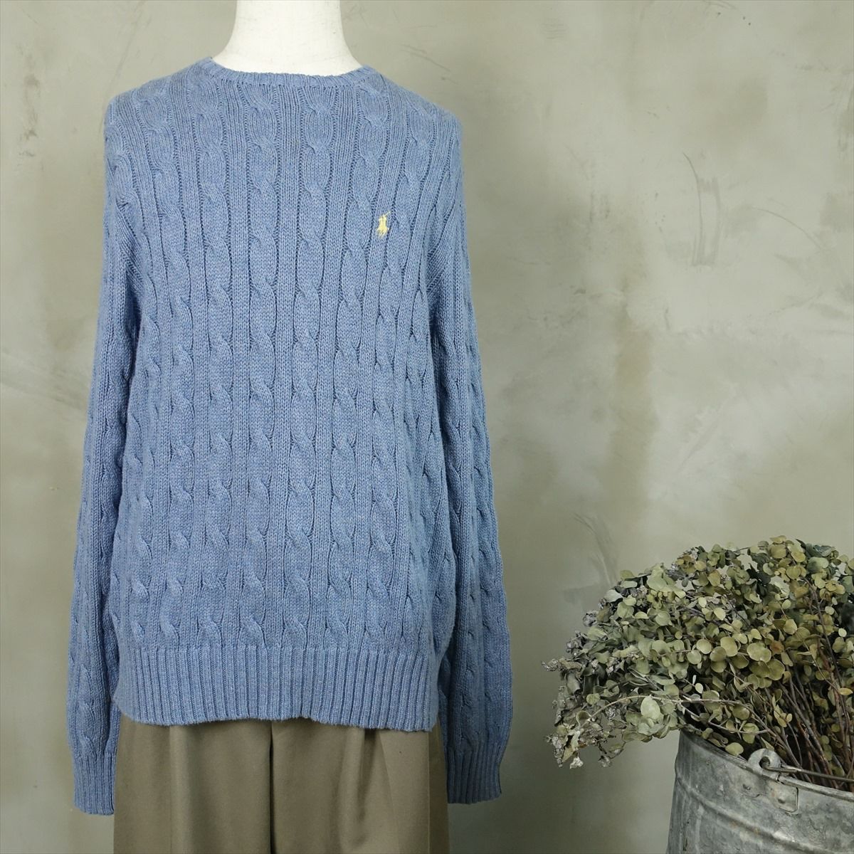 古着のラルフローレンのセーター