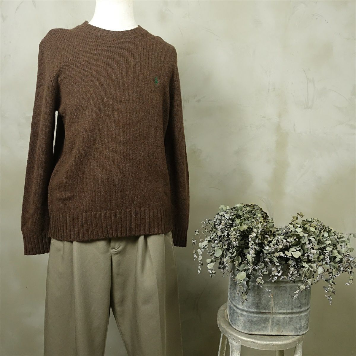 古着のラルフローレンのセーター