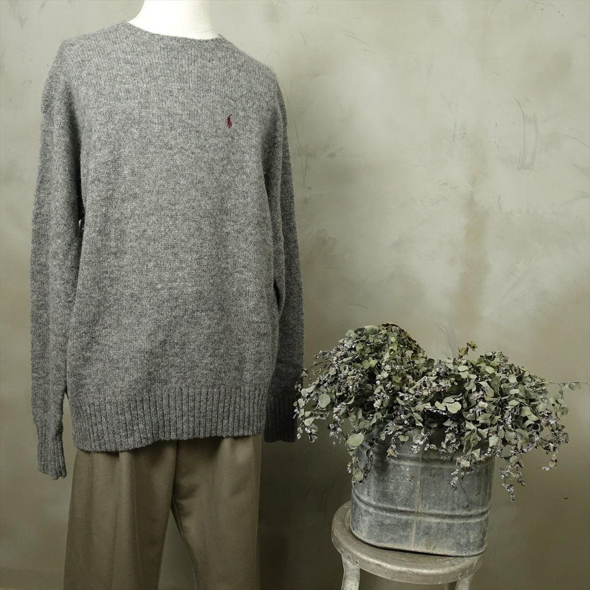 古着のラルフローレンのセーター