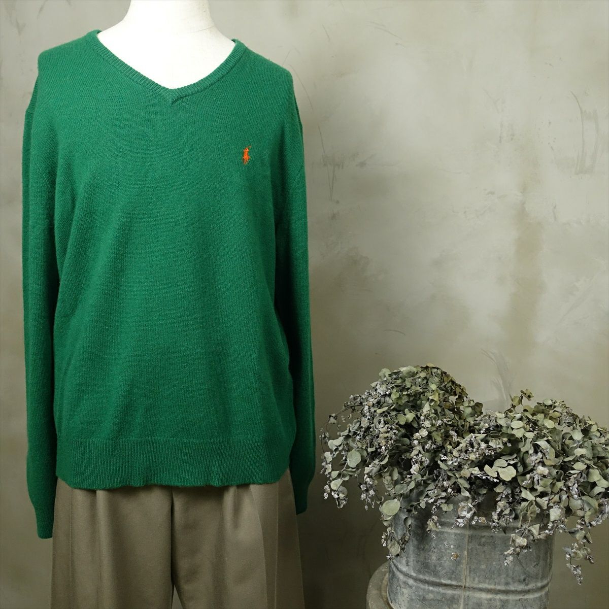 古着のラルフローレンのセーター