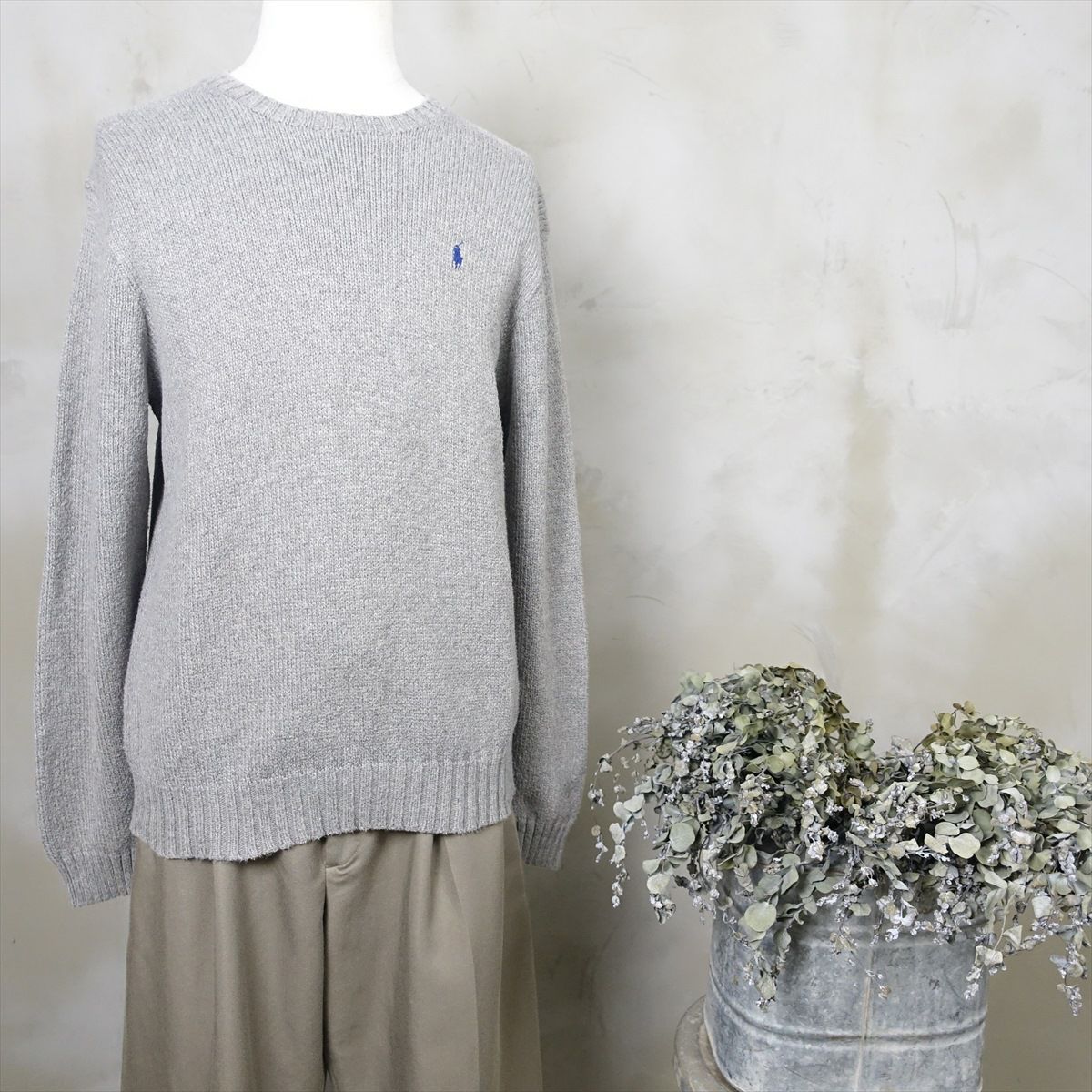 古着のラルフローレンのセーター