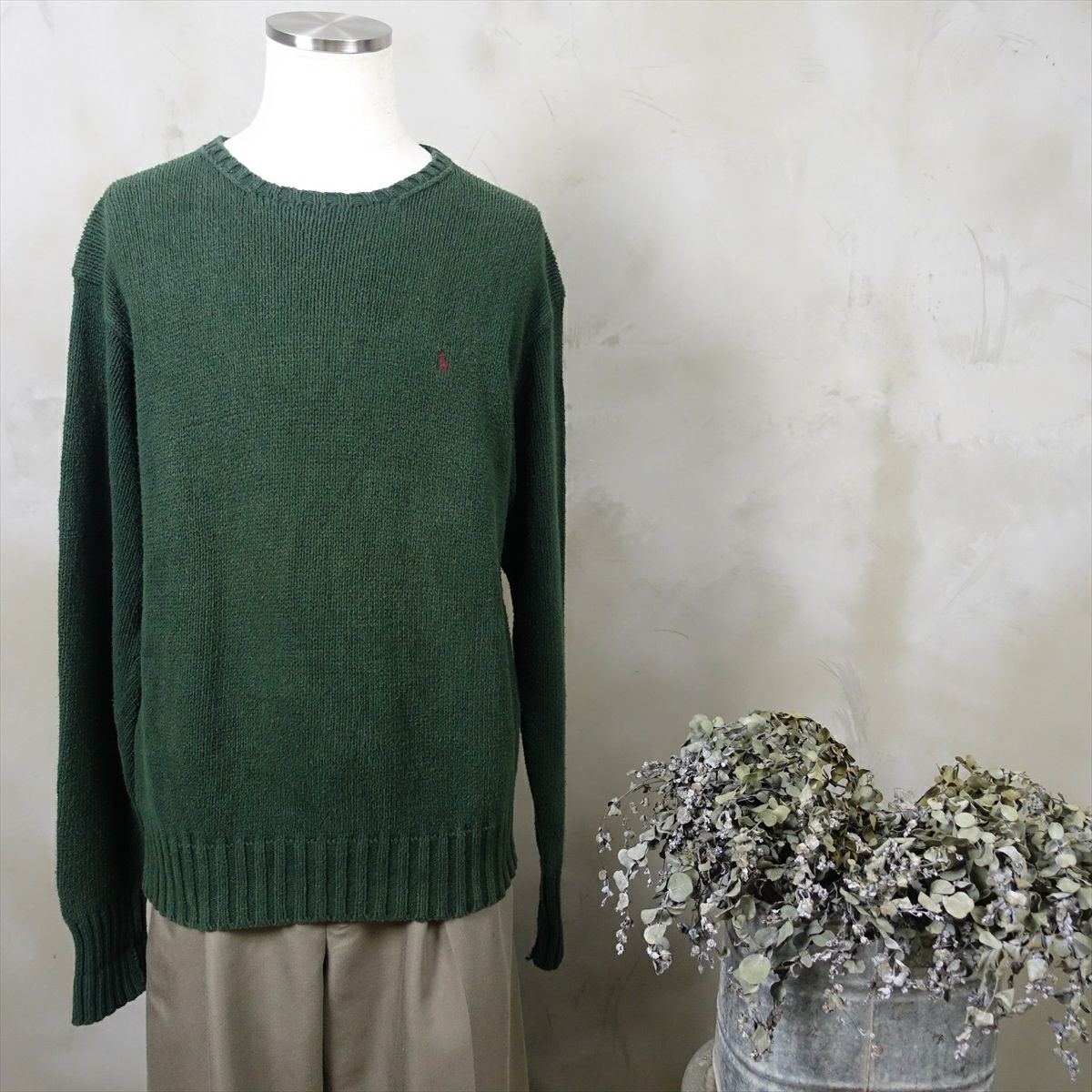 古着のラルフローレンのセーター