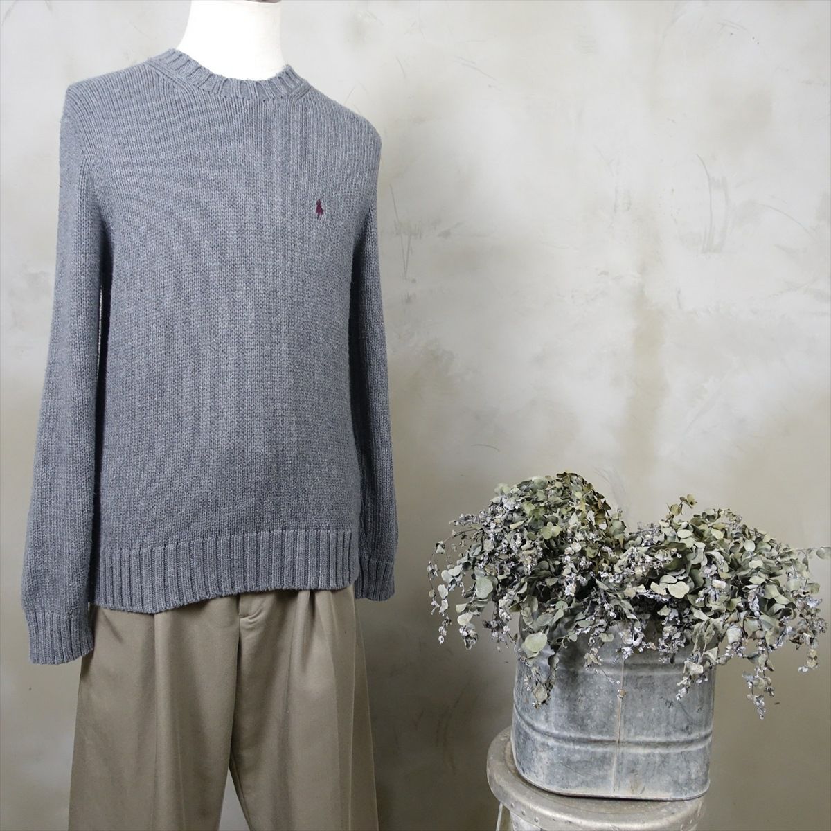 古着のラルフローレンのセーター