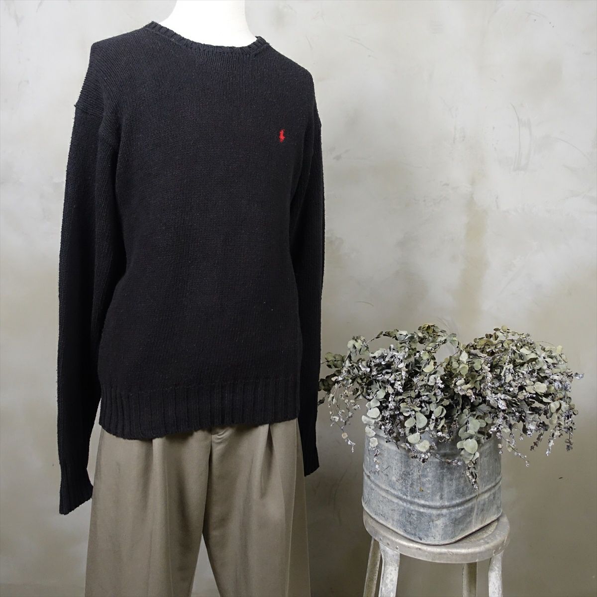古着のラルフローレンのセーター
