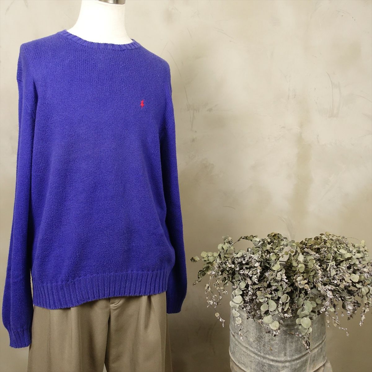 古着のラルフローレンのセーター