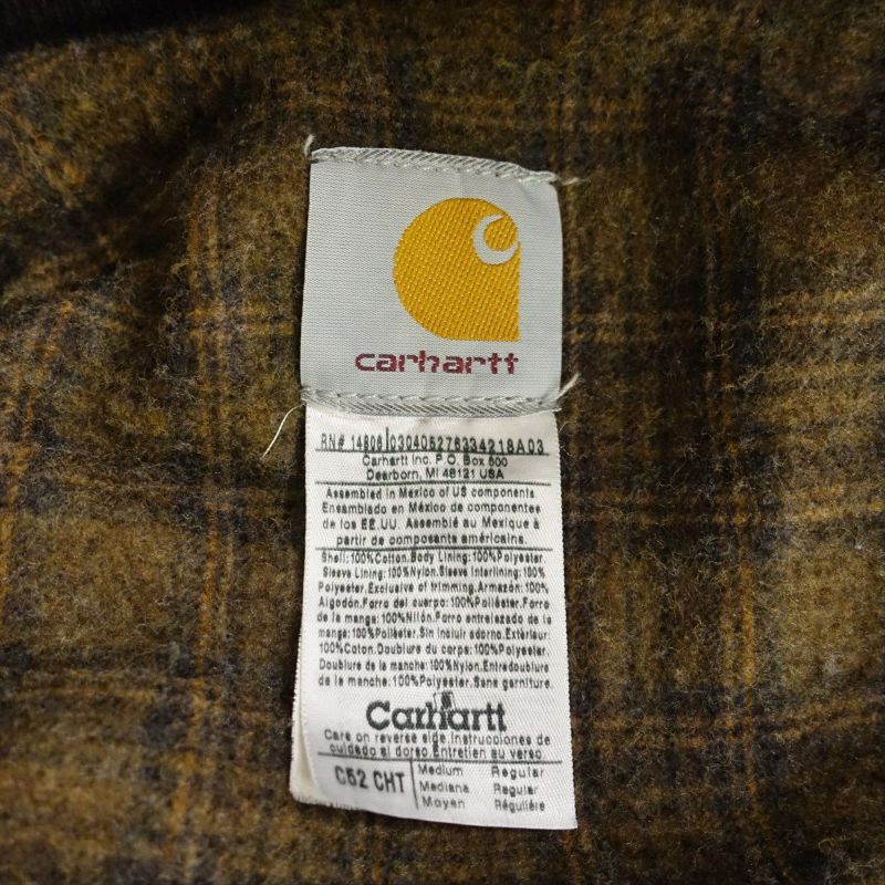 古着 カーハート Carhartt ダック地ジャケット カバーオール