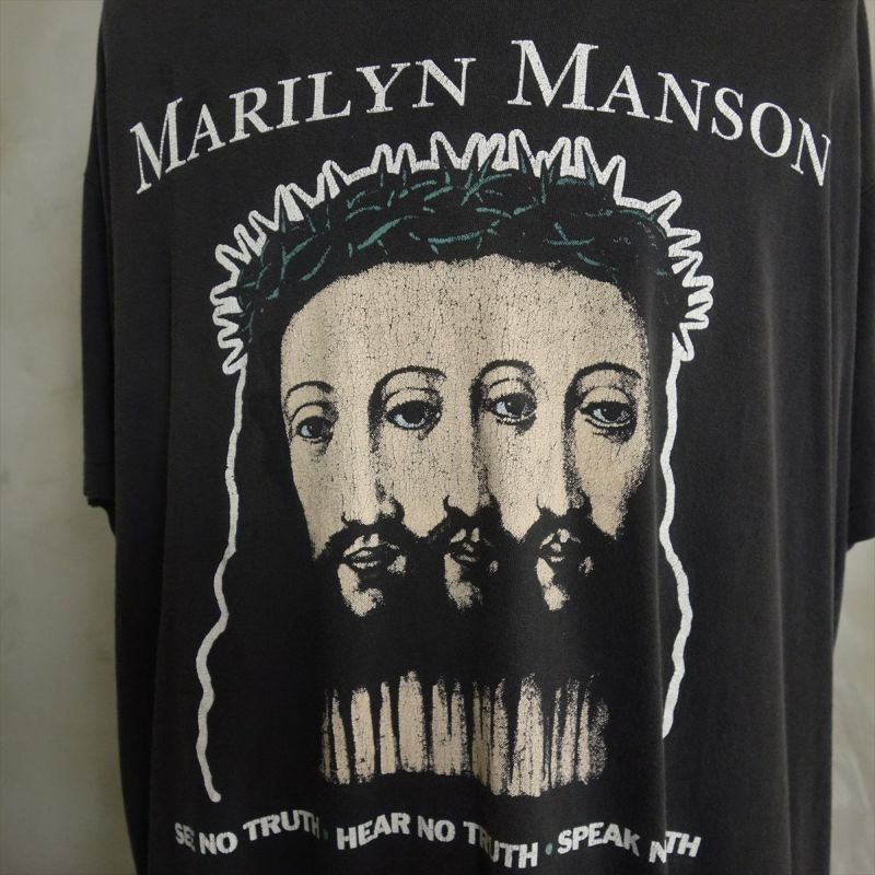 古着 90s マリリンマンソン　Marilyn Manson　Tシャツ ビリーブ