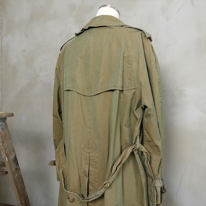 【美品】貴重 2XL 80S バーバリー BURBERRY トレンチコート 80's~90's ヴィンテージ バーバリー トレンチコート ベージュ 46