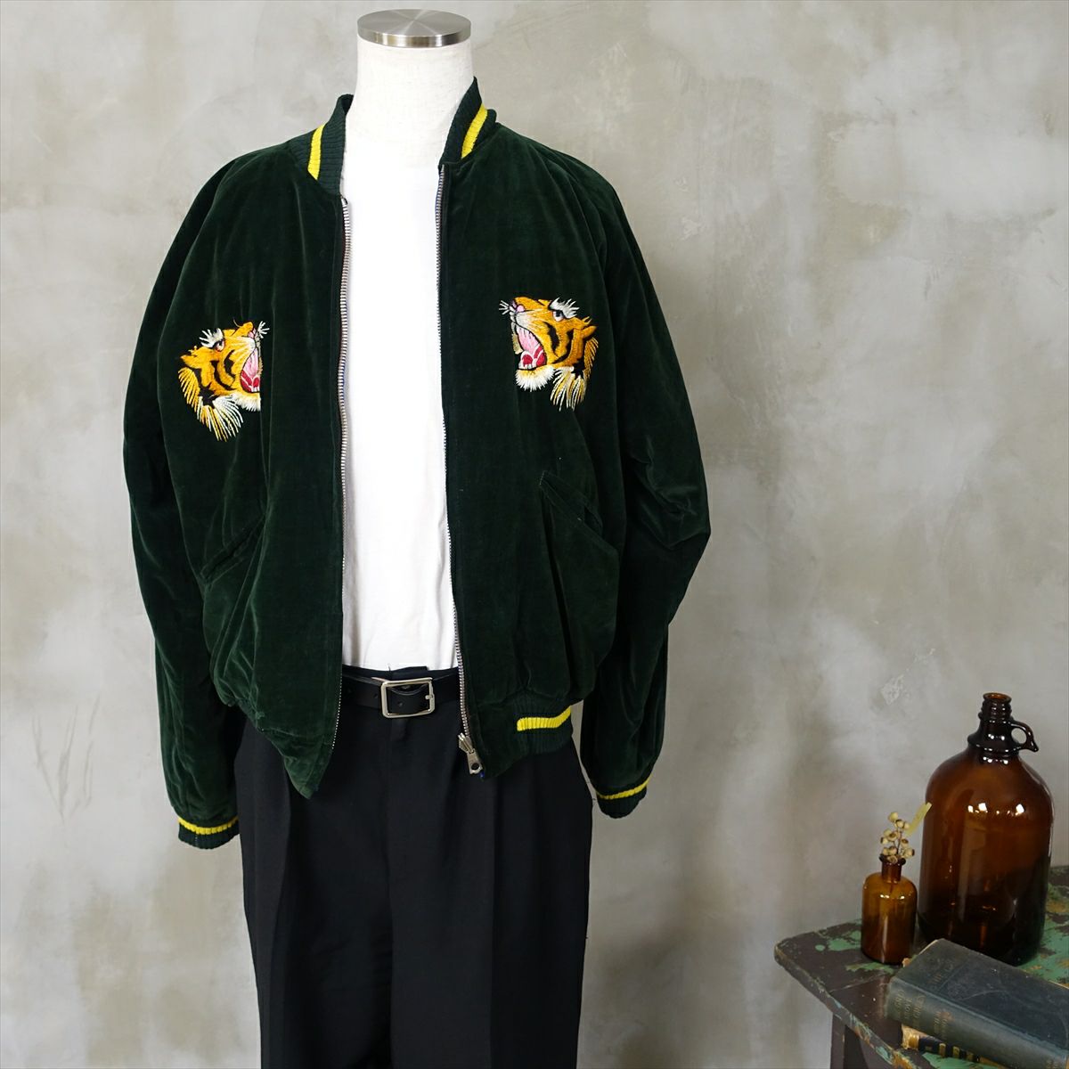 古着 50s 別珍スーベニアジャケット スカジャン | Flamingo Online  