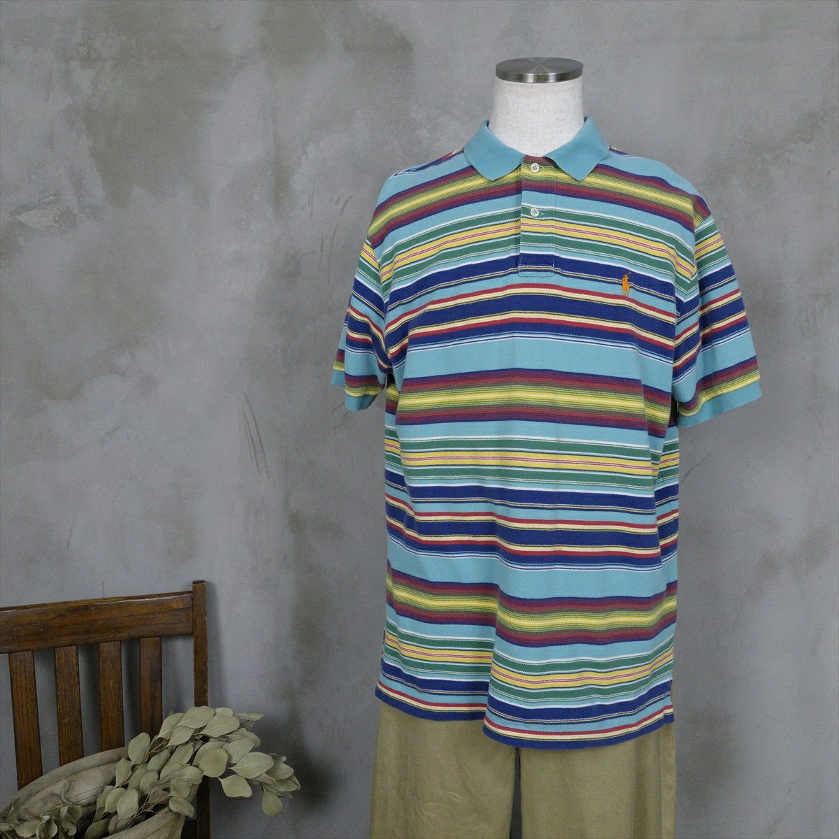 古着のラルフローレンポロシャツ