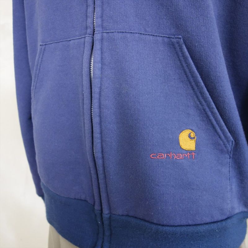古着 00s カーハート Carhartt フルジップスウェットパーカー