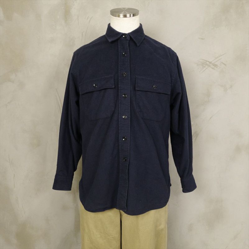 90s エルエルビーン チェック シャモア クロス 長袖 シャツ