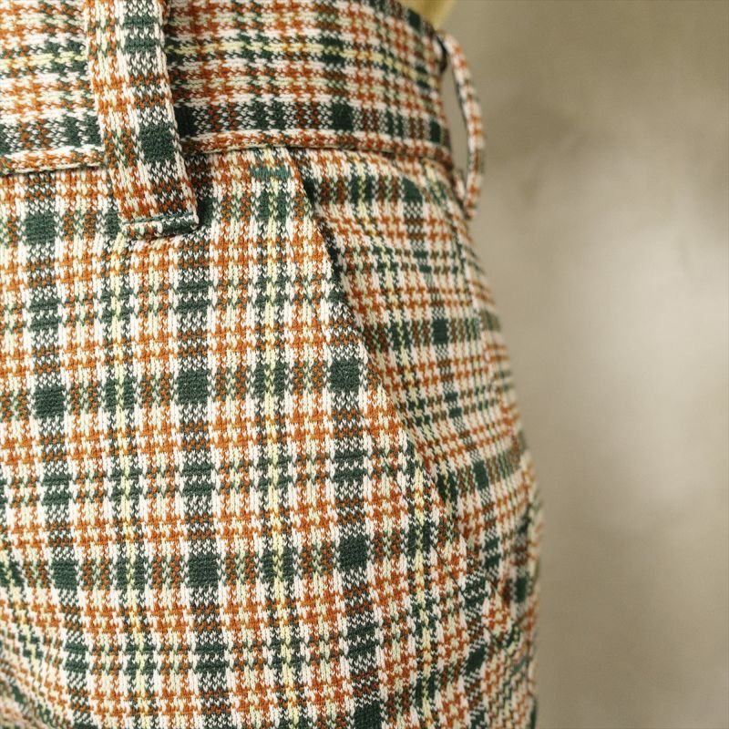 used フレアパンツ チェック柄 メンズ レディース パンツ 「PLUS