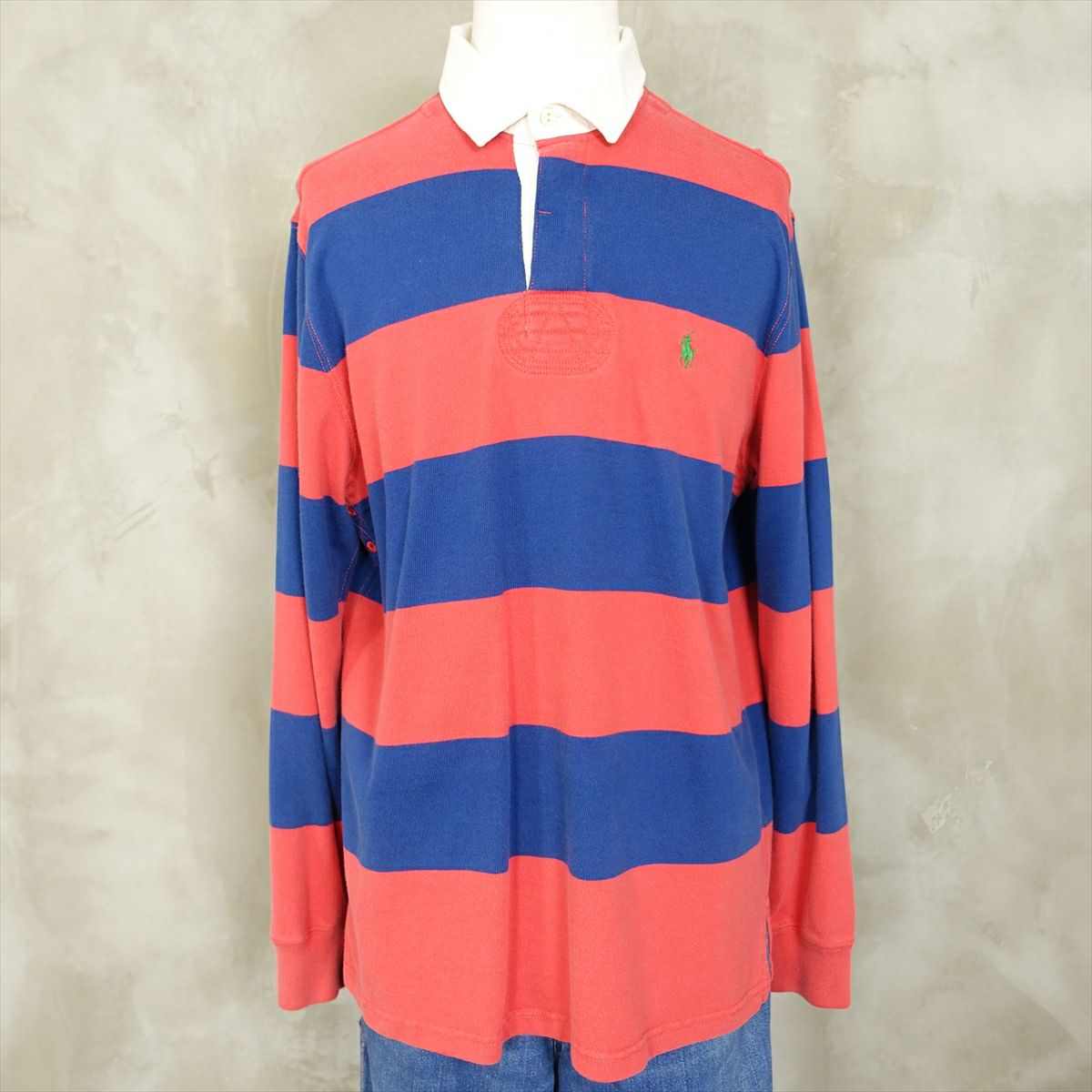 古着のラルフローレンのラガーシャツ