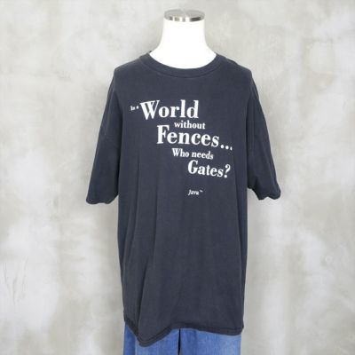 古着 90s メッセージ 黒Tシャツ | Flamingo Online 古着屋