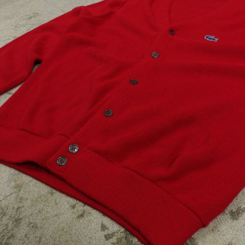 古着 IZOD LACOSTE スクールニットカーディガン | Flamingo