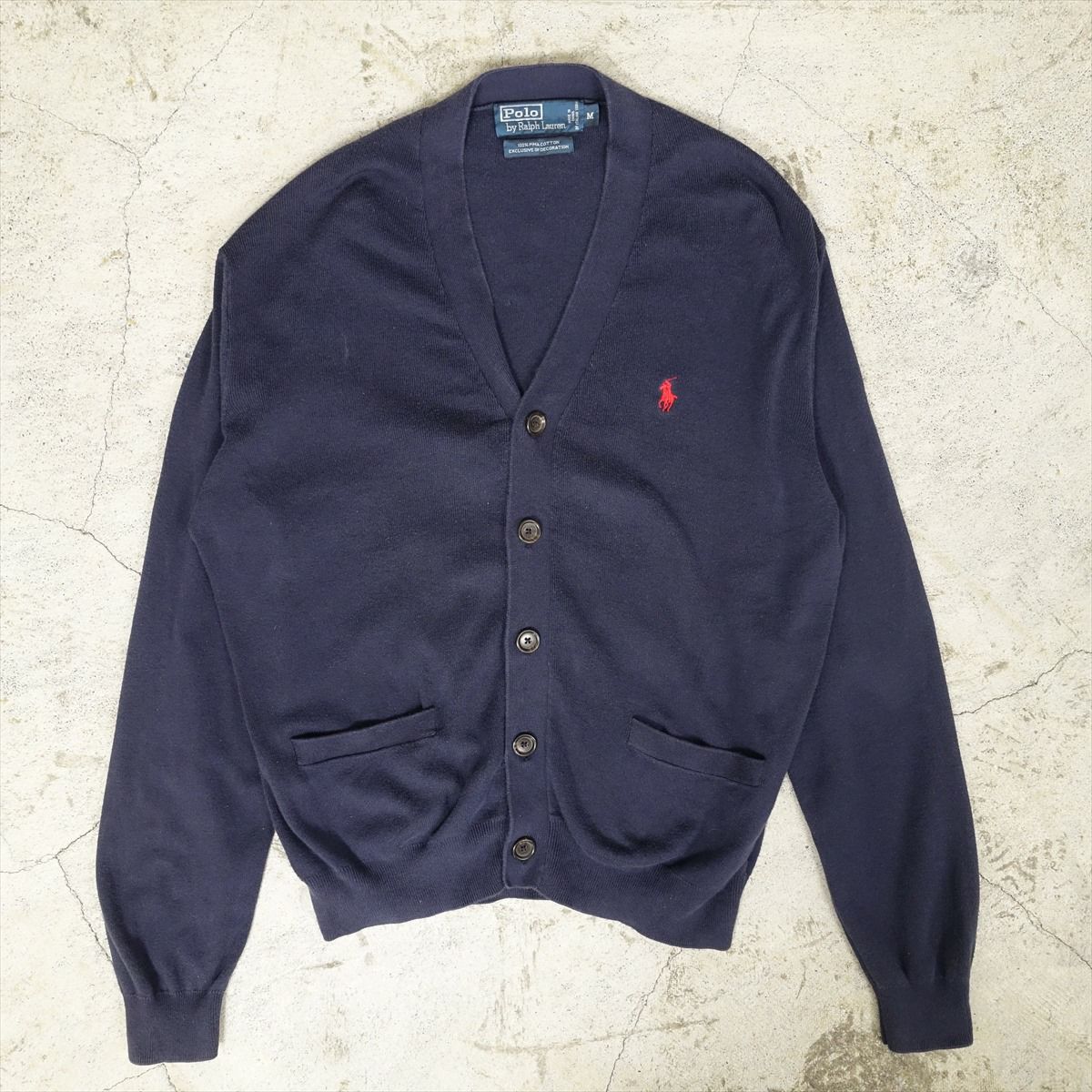 古着のラルフローレンのカーディガン