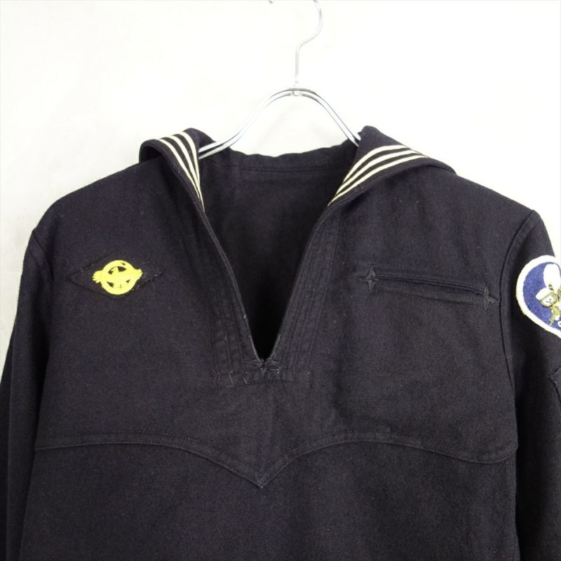 古着 VINTAGE US NAVY ウール セーラーシャツ | Flamingo Online 古着