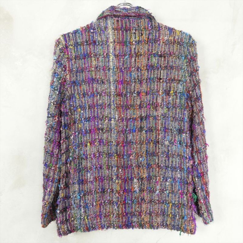 古着 CHICO'S DESIGN フルジップ マルチカラー ジャケット 古着 CHICO'S DESIGN フルジップ マルチカラー ジャケット
