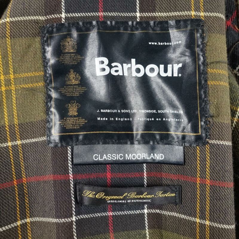 古着 Barbour CLASSIC MOORLAND オイルドジャケット