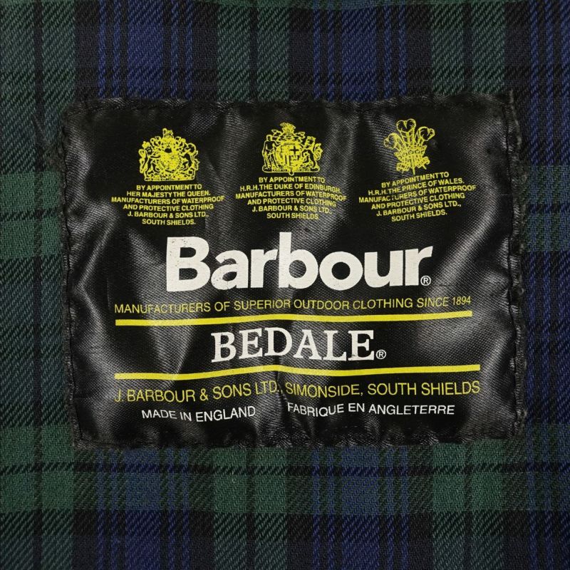 古着 Barbour BEDALE ブラック オイルドジャケット | Flamingo Online