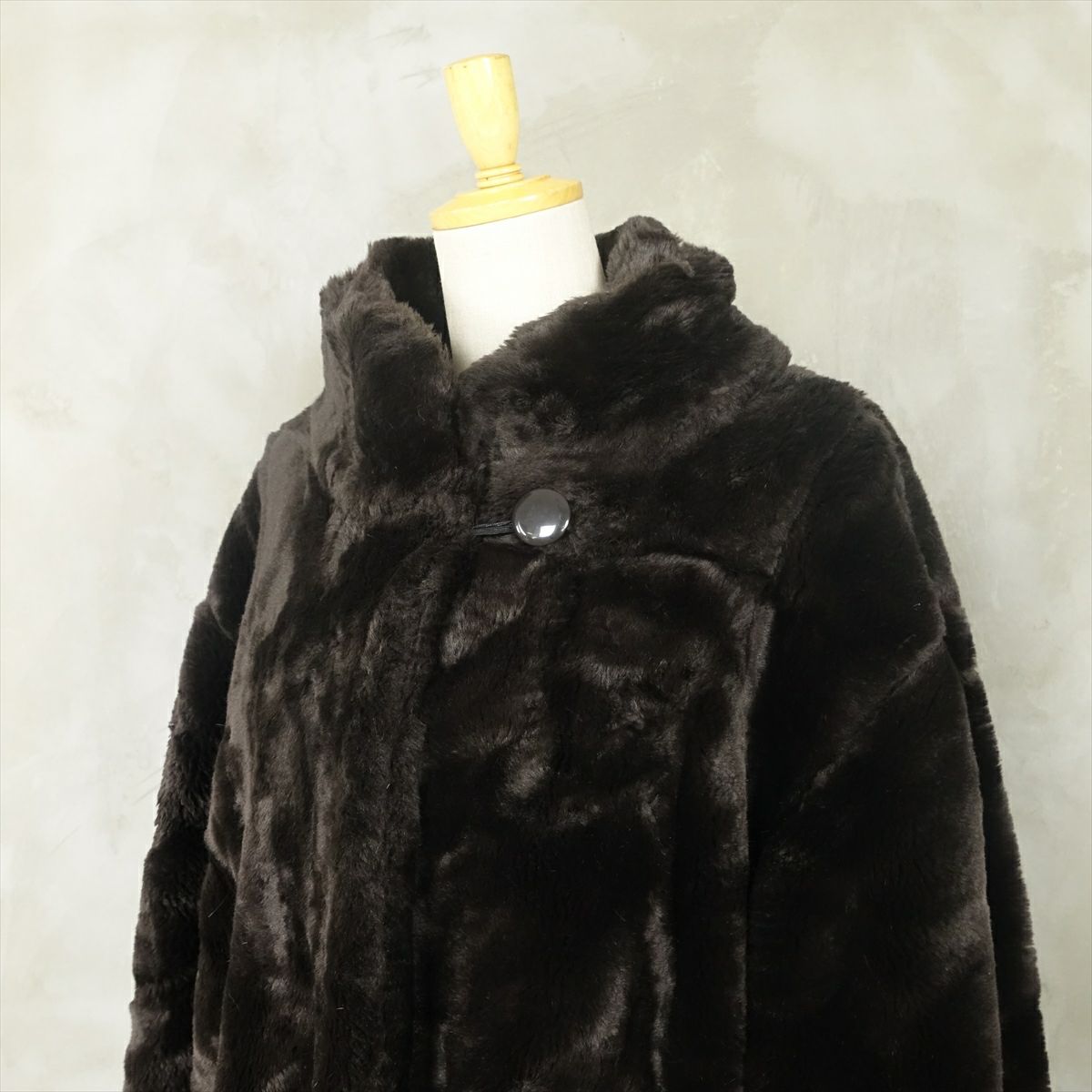 古着】Jones New York フード付きフェイクファーコート