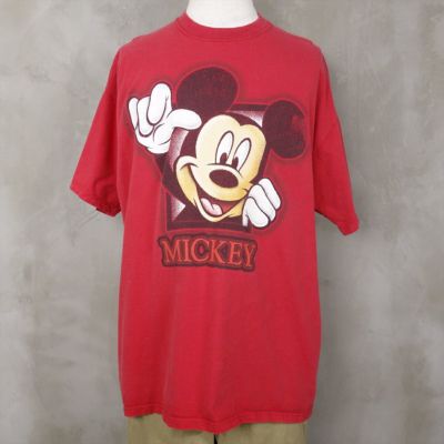 古着 90s ミッキー 両面プリントTシャツ | Flamingo Online 古着